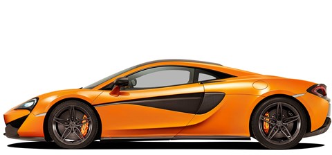 McLaren 570s uses aluminium panels rather than the 650s' composite body