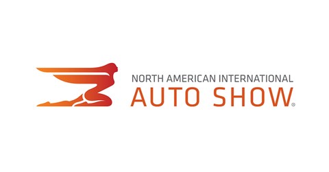 The official 2018 NAIAS Detroit auto show logo