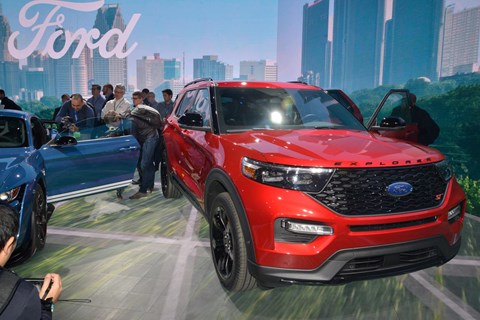 Ford Explorer at the 2019 Detroit motor show