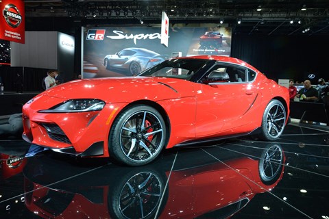 Toyota Supra: leaked already, but shown for real at the 2019 NAIAS