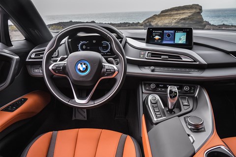 New 2018 BMW Coupe interior and iDrive touchscreen