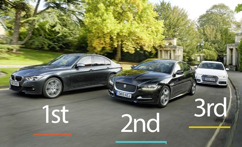 A genuine overtaking opportunity if – and only if – you’re  a thrusting 3-series M Sport pilot