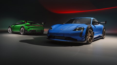 Porsche Taycan 2026 update (2027 model year) - Turbo GT Weissach Package with Manthey Kit