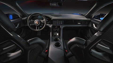 Porsche Taycan 2026 update (2027 model year) - Turbo GT Weissach Package with Manthey Kit, interior