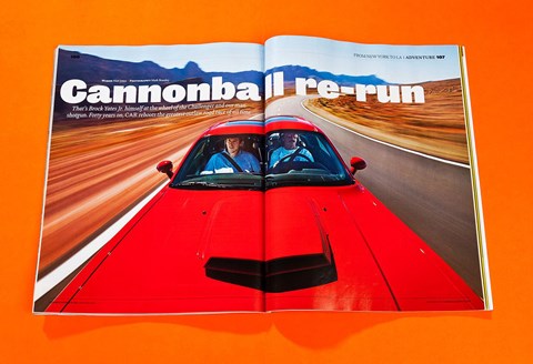 CAR magazine recreated the Cannonball Run with Brock Yates Jr in 2011