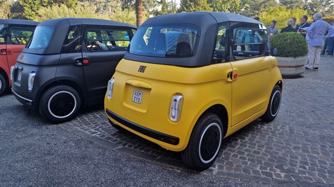 Fiat Topolino Sport, yellow, rear