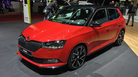 Facelifted Skoda Fabia at the 2018 Geneva motor show - can you spot the difference?