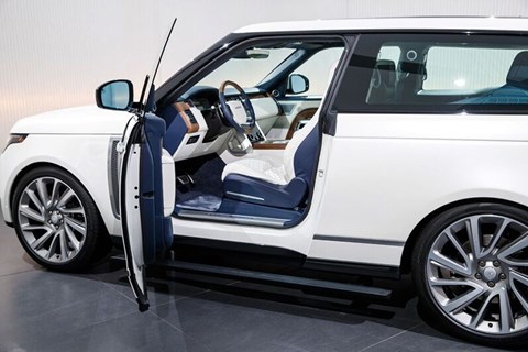 Range Rover SV Coupe interior shot