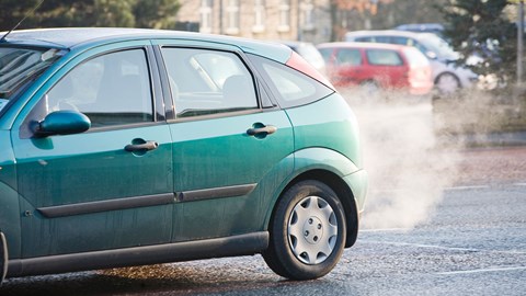 20mph speed limit proposal for England: car exhaust