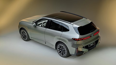 BMW AI car configurator: X5 rear three quarter static