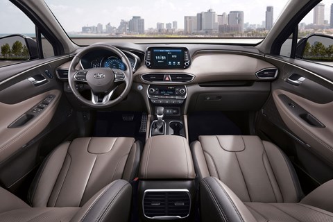 Hyundai Santa Fe interior 2018