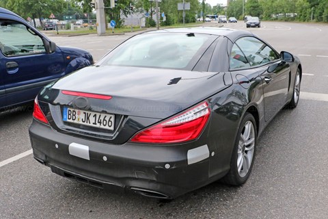 Mercedes SL spyshot 2015