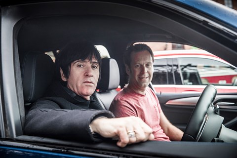 Johnny Marr and Ben Barry: the former Smiths guitarist and DJ bumped into us on our Manchester photoshoot