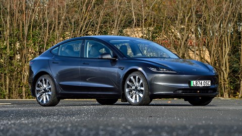 Best electric cars - Tesla Model 3, grey, front