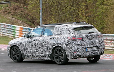 BMW X2: we spied it at Nurburgring