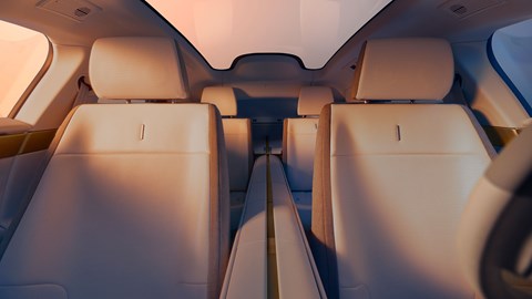 Jaguar Type 01 (2026) interior: front seats