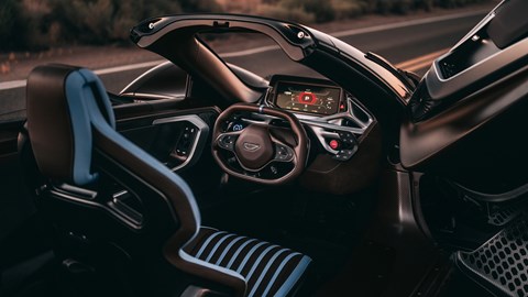 Czinger 21C Spyder - interior, wide view, desert