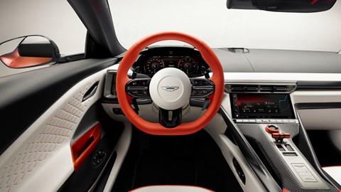 Aston Martin Valen interior, white