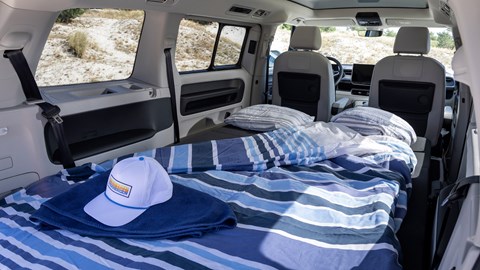 VW ID.California Cruise electric camper van bed