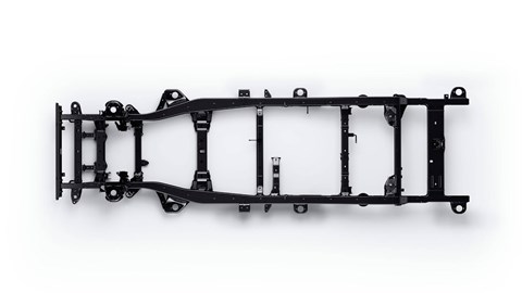 Mitsubishi Pajero (2026): ladder frame chassis