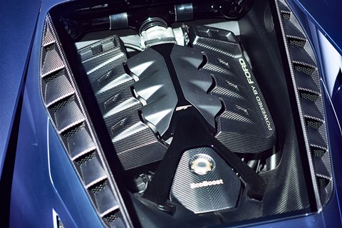Beneath Vader’s  vest lies a 3.5-litre twin-turbo V6, perhaps packing 700bhp 