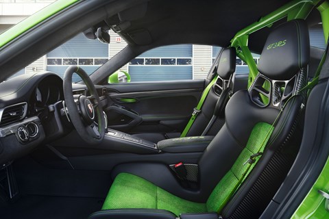 Porsche 911 GT3 RS 2018 interior