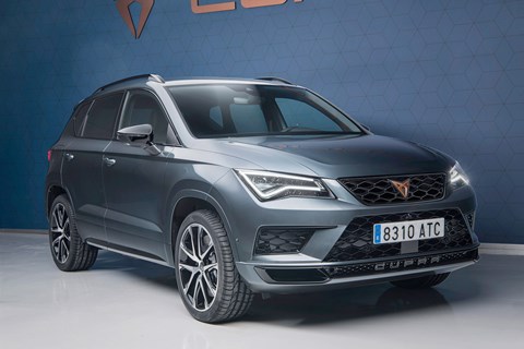 The new 2018 Cupra Ateca: due at the Geneva motor show in March