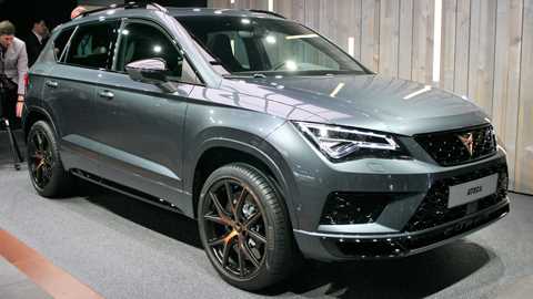 New Cupra Ateca performance SUV crossover at the 2018 Geneva motor show