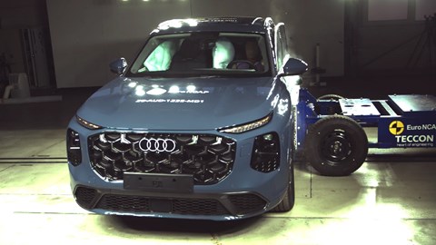 Euro NCAP crash test, side impact, Audi Q7