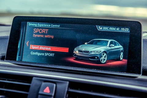 BMW 4-series driving modes