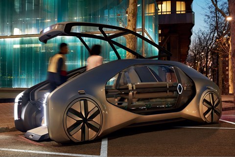 Renault EZ-Go concept features a very odd door arrangement
