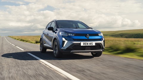 2026 Renault Captur, blue, front, driving