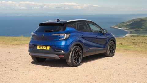 2026 Renault Captur, blue, rear