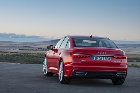 Audi A6 red rear quarter