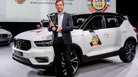 Live from Geneva: the Volvo boss celebrates XC40's COTY win