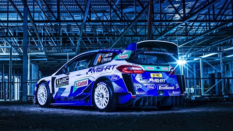 M-Sport Ford World Rally Team’s EcoBoost-powered Ford Fiesta WRCs