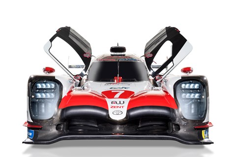 Toyota TS050 LMP1 car front shot