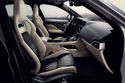 Jaguar F-Pace SVR interior