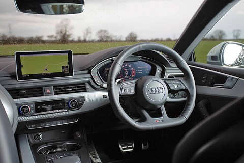 The interior of our Audi RS5: still a knock-out cabin