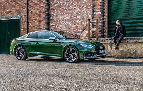 CAR magazine editor Ben Miller and the Audi RS5 Coupe
