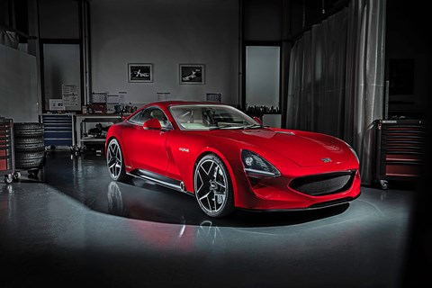 The new 2019 TVR Griffith: priced from around £90,000, on sale in 2019