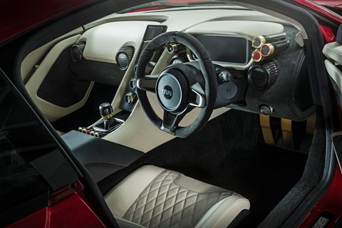 Inside the new TVR Griffith interior