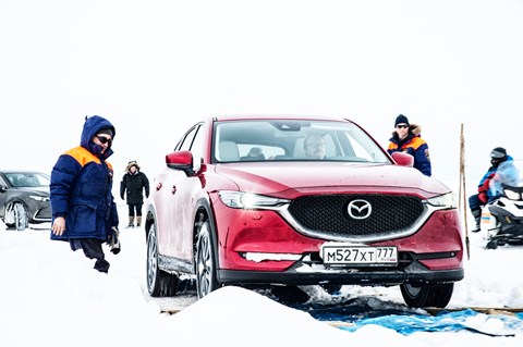 Mazda CX-5 versus Lake Baikal