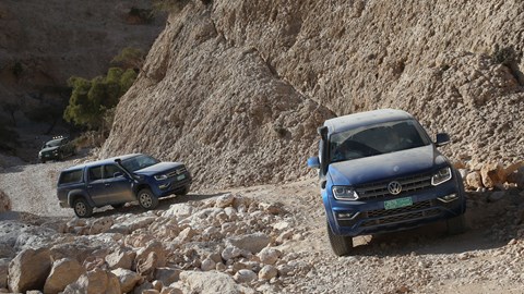 Some of the climbs are more severe than others - but the Amarok doesn't put a foot wrong