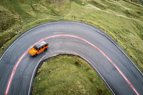 AMG G63 Colour Edition overhead cornering