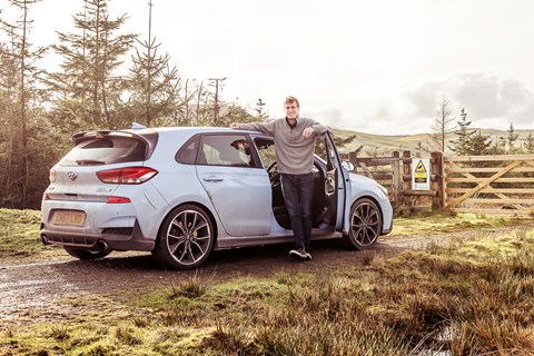 James Taylor and the CAR magazine Hyundai i30 N