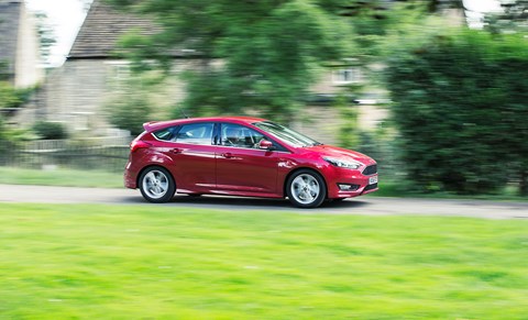 Looks like an Aston, steers like a Focus. Result