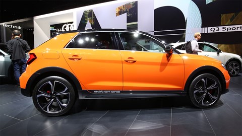 Audi A1 Citycarver at Frankfurt motor show 2019 - side view