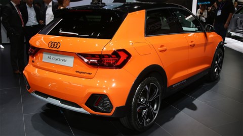 Audi A1 Citycarver at Frankfurt motor show 2019 - rear view