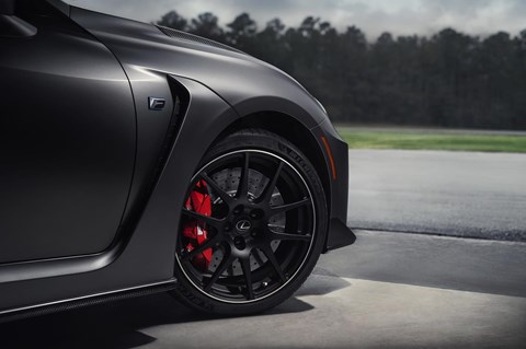 Lightweight forged BBS alloy wheels for 2019 Lexus RC F Track Edition